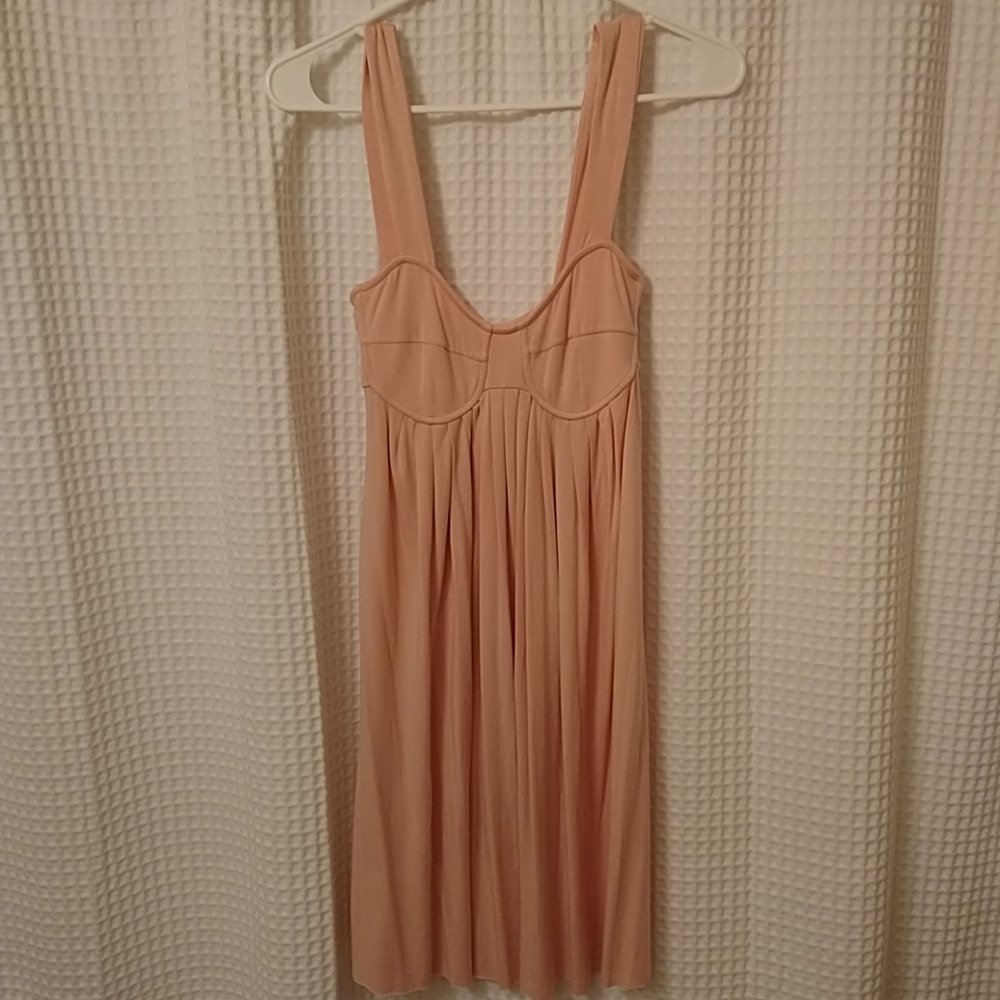 Perfect blush pink corset top dress